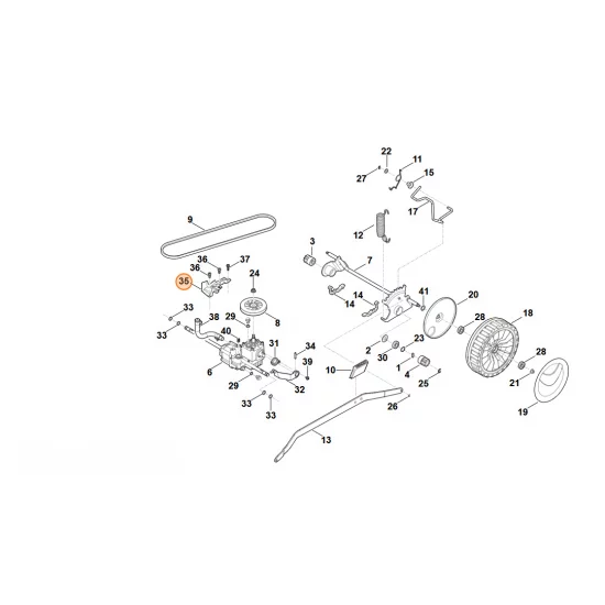 Stihl   Przytrzymywacz 6374 764 6700
